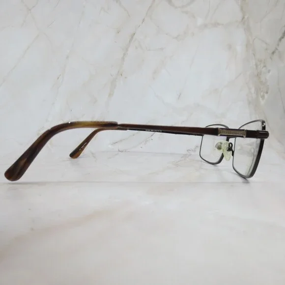 Harley Davidson Eyeglasses Frame HD368 Men Gunmetal Full Rim Rectangle 55-18-140 - Picture 5 of 7